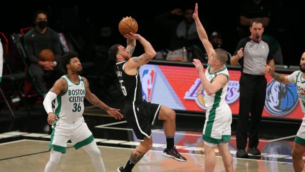 Brooklyn Nets forward Mike James